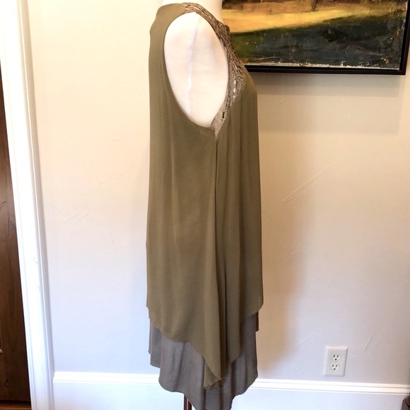 Nicholas & Mark Leather & Silk Dress - Picture 6 of 10